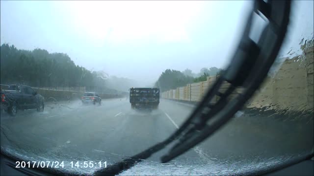 Instant Justice When Car Uses Emergency Lane to Pass