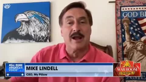 My Pillow CEO Mike Lindell dice que Trump regresa en Agosto