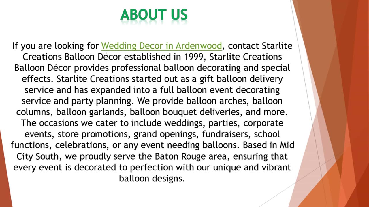 If you are looking for Balloon Garlands in Ardenwood