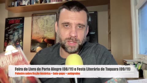 Feira do Livro de Porto Alegre e Festa Literária de Taquara (RS) | Bate-papo + autógrafos