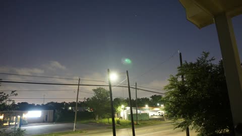 Time Lapse night sky