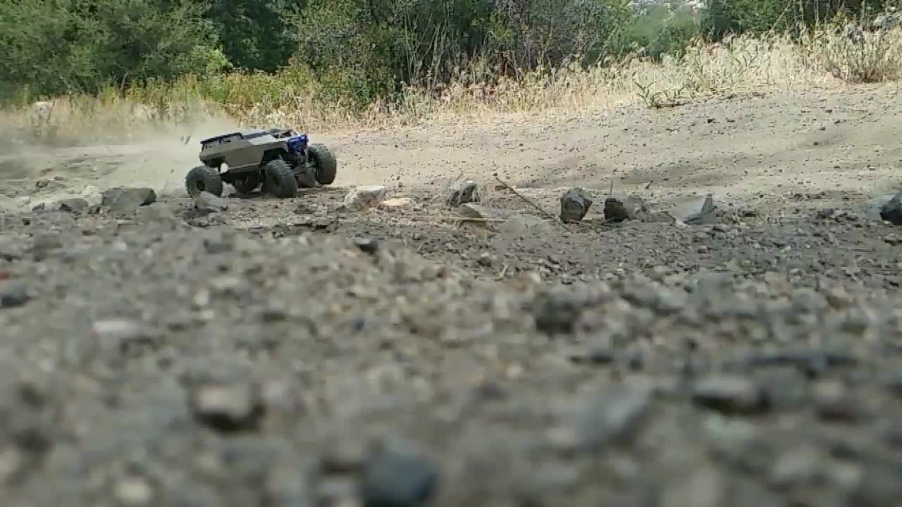 Slow Motion RC Car Crash