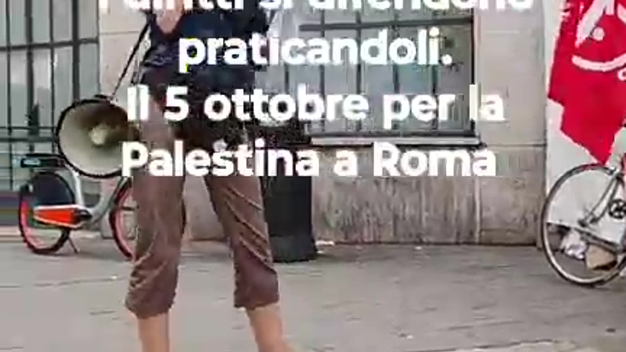 Intervento P.CARC presidio 25 settembre a Firenze