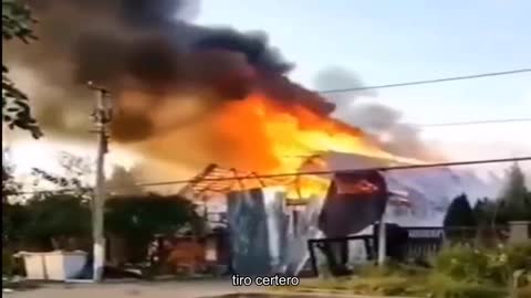 "Tiro al 100 por ciento". El pueblo de Pology, región de Zaporizhzhia. Voló sobre la casa donde v