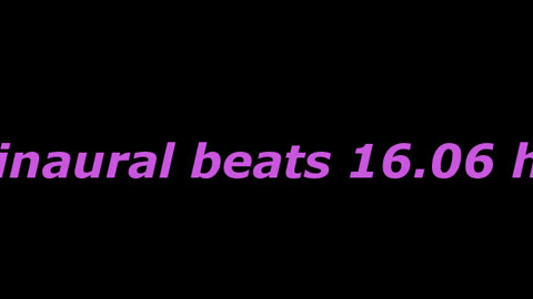 binaural beats 16.06 hz