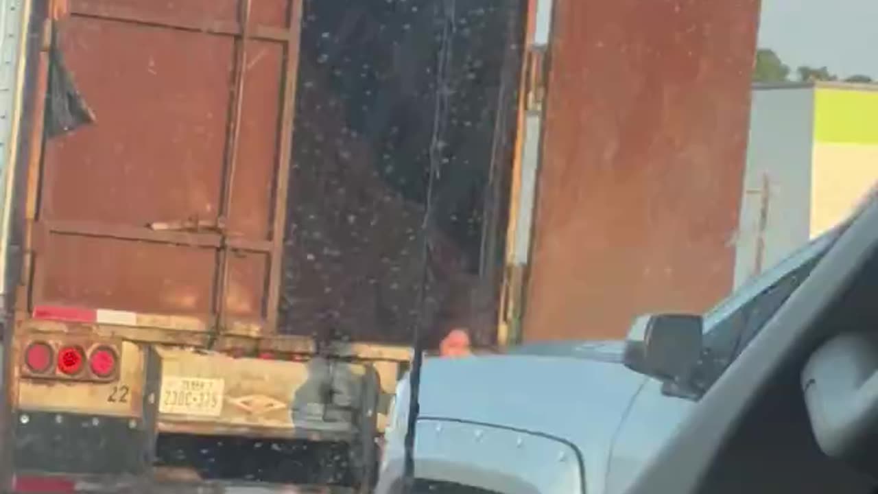Wow. This reportedly happened in Houston, Texas. A group of migrants were