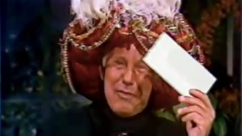 Retro Monday - Johnny Carson as Carnac the Magnificent, ‘Tonight Show’