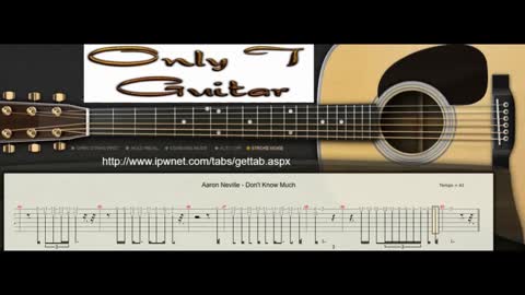 Don't Know Much - Aaron Neville (Guitar)