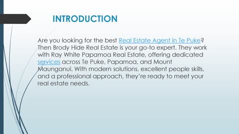 Real Estate Agency in Rangiuru