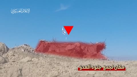 Quite rare footage of a successful attack by Hamas militants