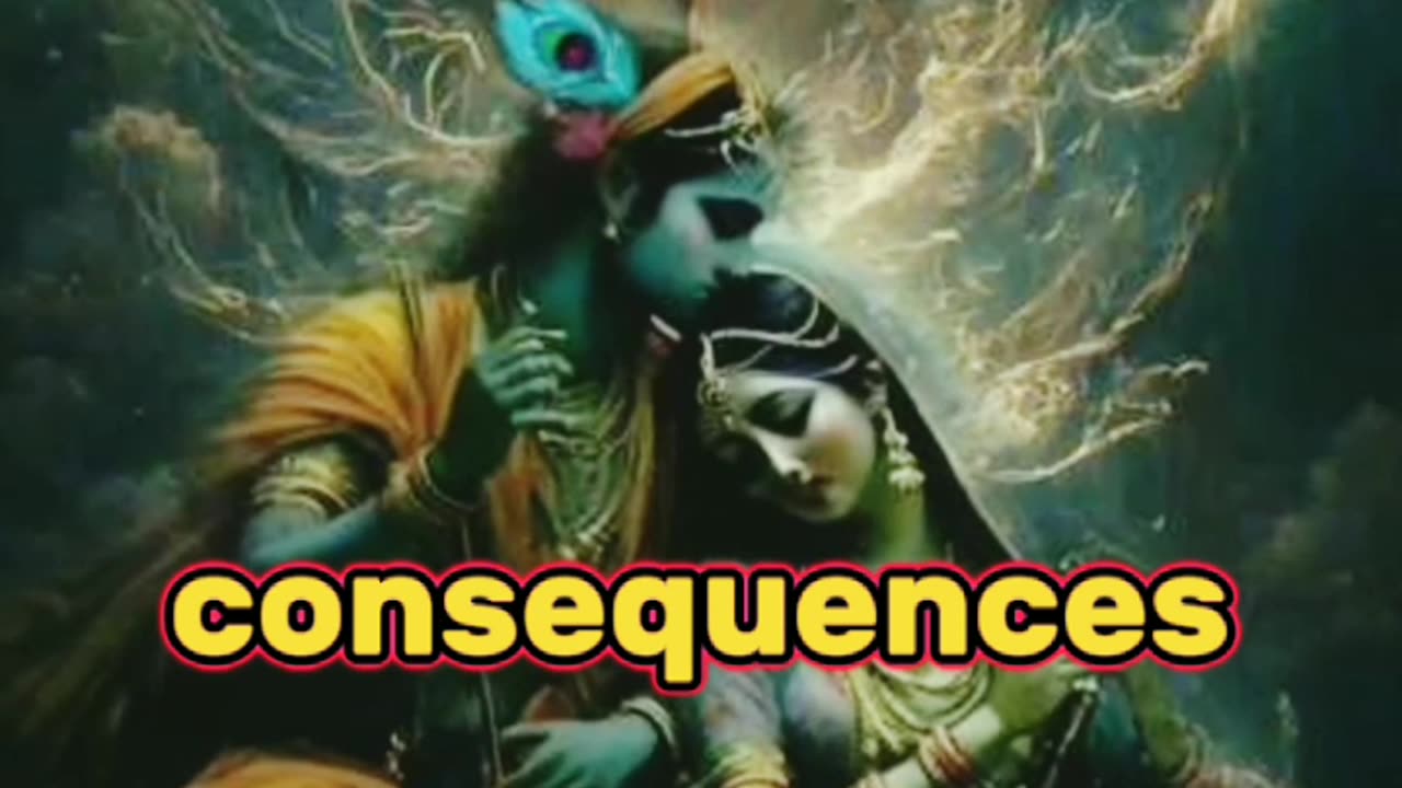 Final Moments of lord Krishna.