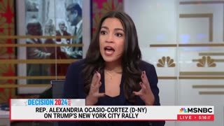 AOC: TRUMP'S MSG RALLY WAS A HATE RALLY