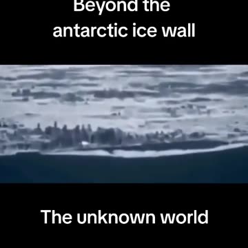Beyond the antarctic ice wall. The unknown world #theunknownworld