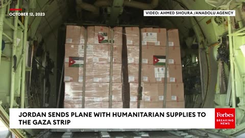 Jordan Sends First Plane With Humanitarian Supplies To The Gaza Strip