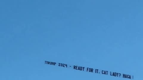 Massive 'Trump 2024' Banner Flies Over Taylor Swift Concert