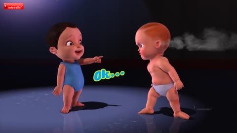 the cute and funny baby dancing party