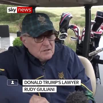 Giuliani tells British press Americans would revolt if Trump were impeached