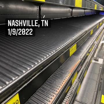 Supermarkets Shelfs in the U.S are Empty