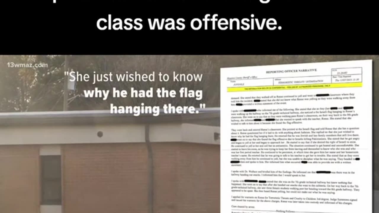 A teacher in Georgia, USA, has been arrested and accused of threatening to be-head a 12-year-old