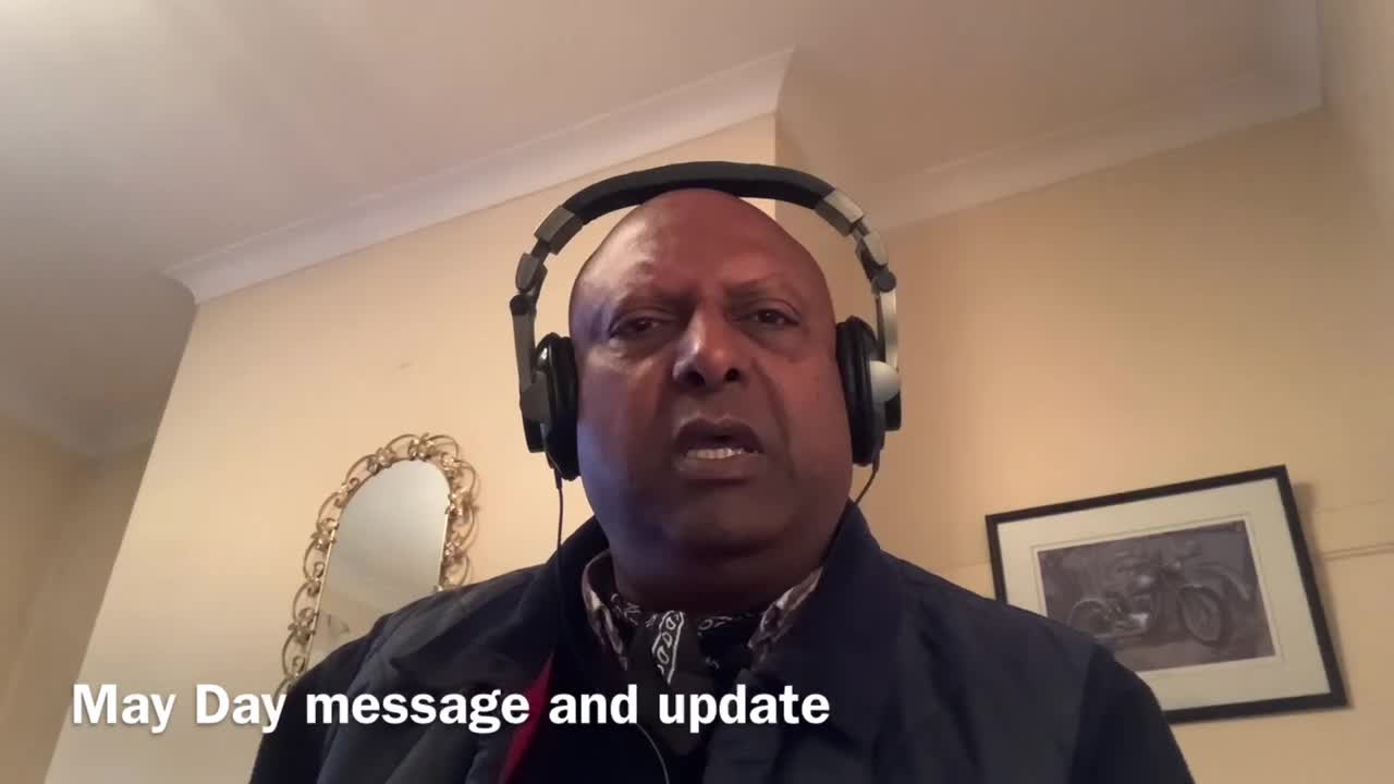 Cooking with Roger (May Day Message)