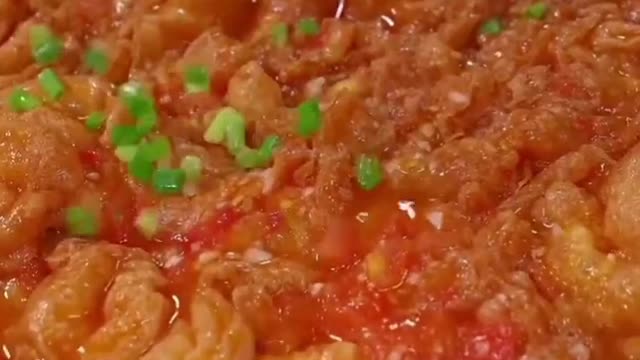 Tomato eggs.