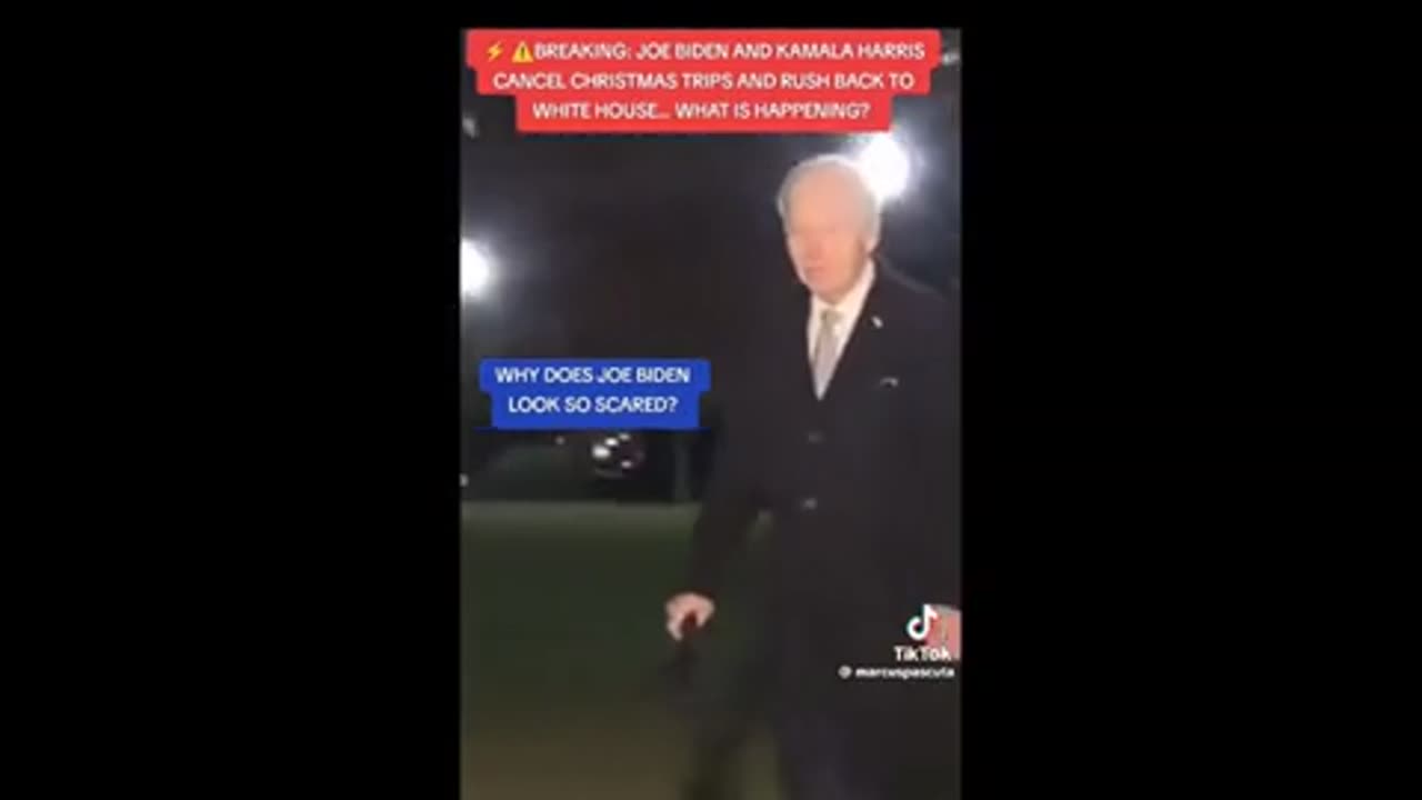 Fake Biden .. PANIC ..