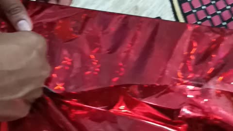 Opening my birthday gift