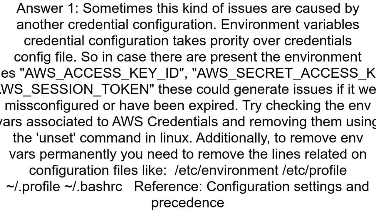 InvalidClientTokenId error aws when trying to get caller identity
