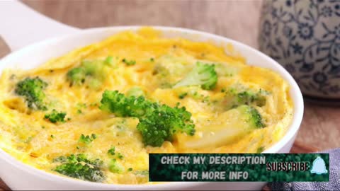 Keto Broccoli Cheddar Frittata