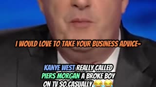 Kanye West Vs piers Morgan