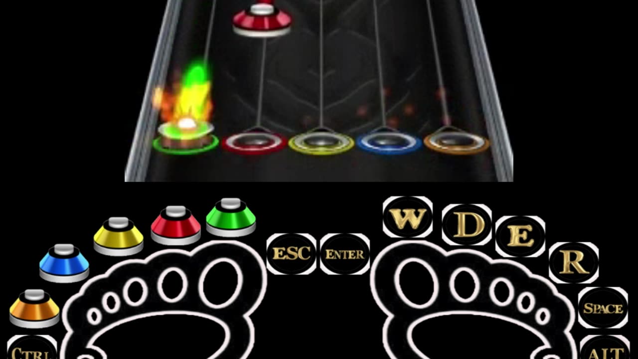 Guitar Hero II 👣 Clone Hero 👣Foot Exercise 👣 足部运动 👣 발 운동 👣 упражнение на ногу 👣 (2)