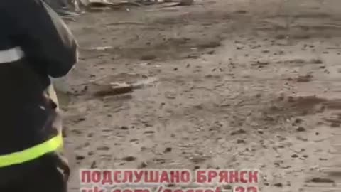 Ukraine War - Video of damage to an oil depot in the Starodubsky district