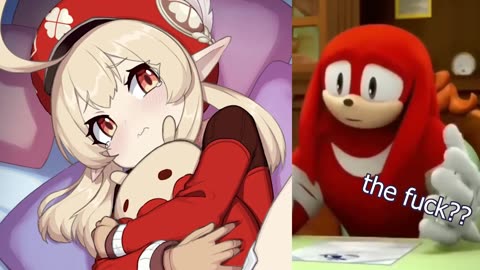 Knuckles rates Genshin Impact waifu, but I use really Sussy Images!! 😈😈😈