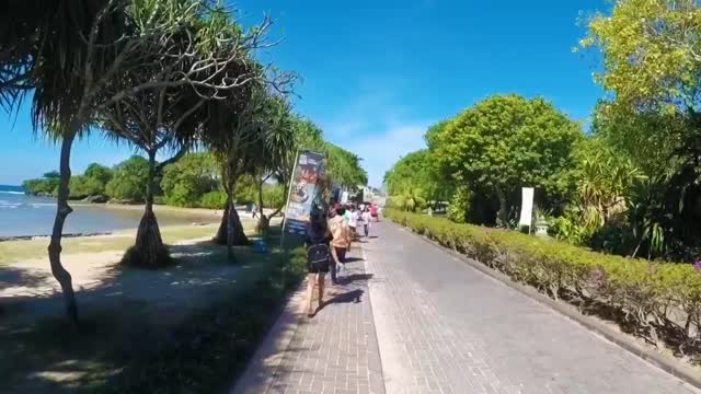 very satisfying beach view