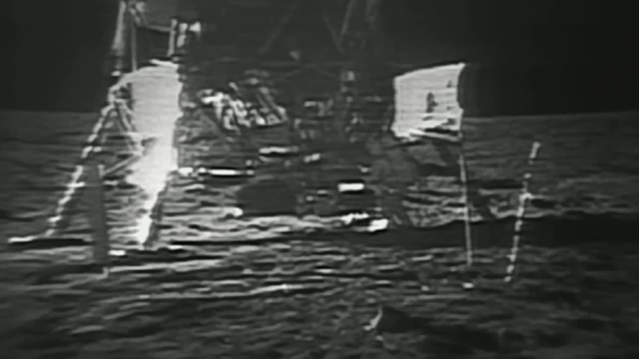 "Apollo 11 Moonwalk Restored: Original NASA Footage of Walking on the Moon"