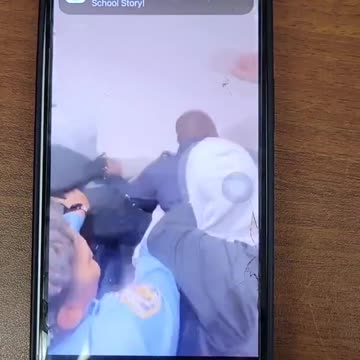 HORRIFYING Clip Shows New York High School Students Beating Up Security Guard