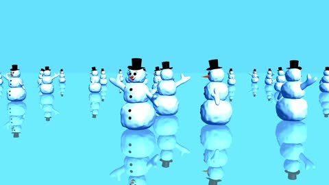 snowman figure cartoon