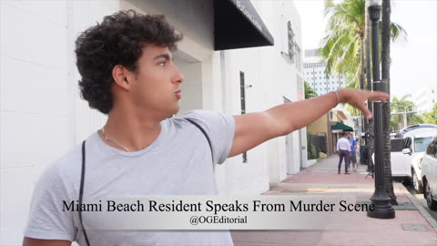 Beach Resident Speaks From Murder Scene