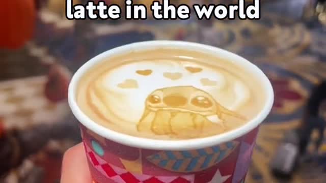 POV: you're about to drink the cutest latte in the worlda