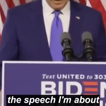 Joe Biden Nearly Passes Out At The Podium