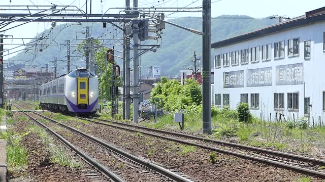 Main line in Hakodate City