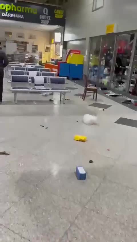 Video shows chaos at Almaty International Airport in Kazakhstan after violent siege