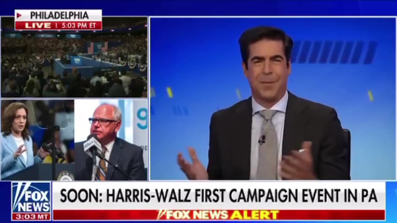 WOW: Jesse Watters Goes After Tim Walz