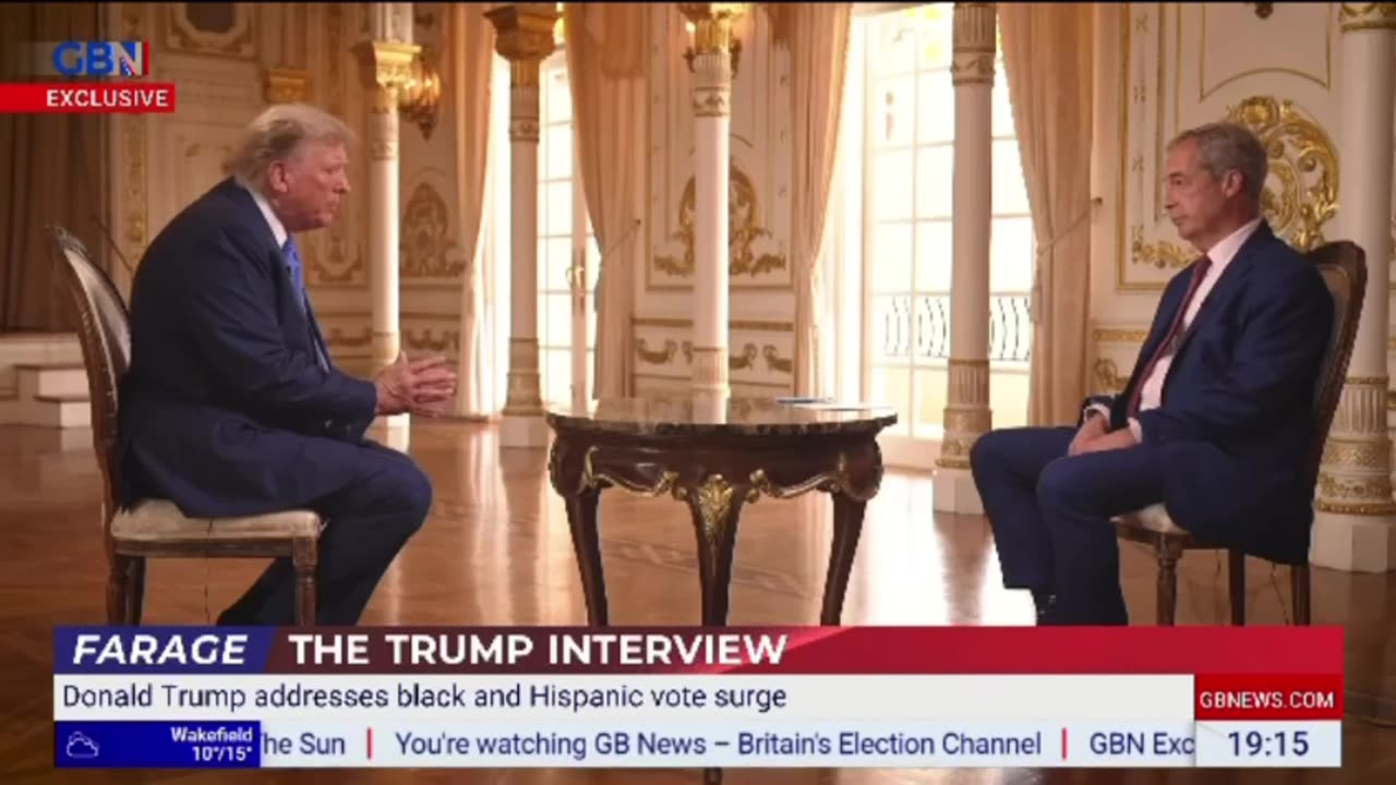 President Trump - Farage interview