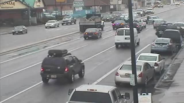 Car Accident Caught On Surveillance Video