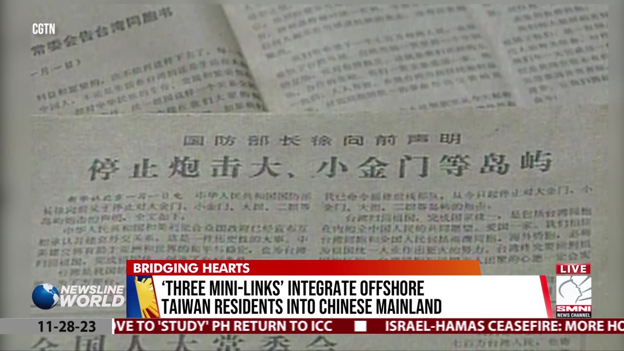 ‘Three mini-links’ integrate offshore Taiwan residents into Chinese mainland