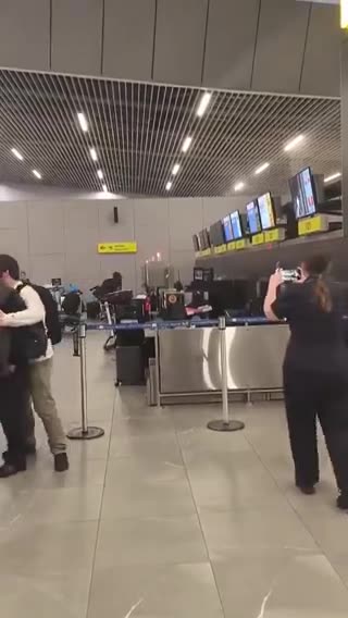 Haitian man destroyed American Airlines check-in counter at Santiago International Airport in Chile