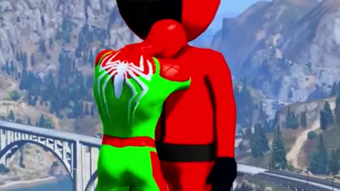 GTA 5 Epic Water Ragdolls Spiderman Vs King Kong _ Jumps_Fails