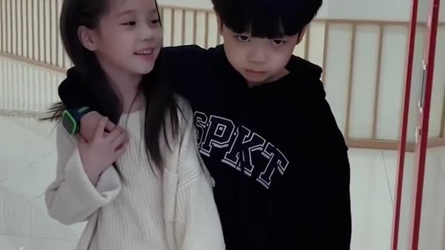 This child will grow up to become a real marshal #4 - Sweet Little Kids Couple