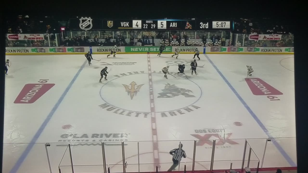 VGK vs ARI - Coyotes Lead 5-4